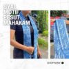 Syal Motif Pesut Mahakam – Elegan, Alami, dan Bermakna!!